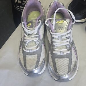 Avia Women's Athletic Shoes - Silver and White